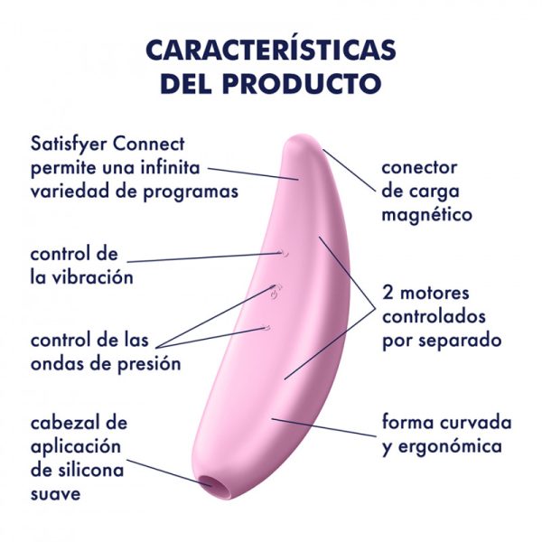Satisfyer Curvy 3+ Rosado - Image 4