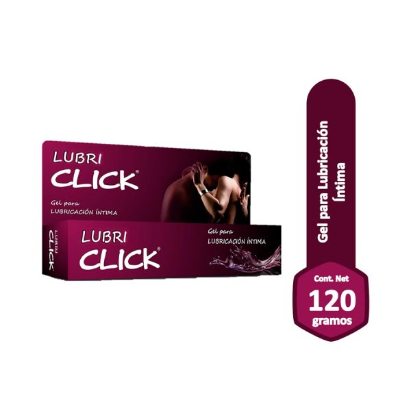 Gel Lubricante Íntimo Lubri Click en Tubo de 120Gr
