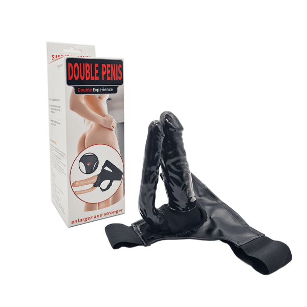 Arnés Funda Doble Consolador Más tamaño, más placer 🔥💦